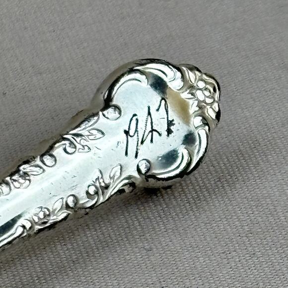 Antique Sterling Silver Butter Knife Brooch Pin Washington DC 1947 Souvenir 2.5" - Picture 5 of 12